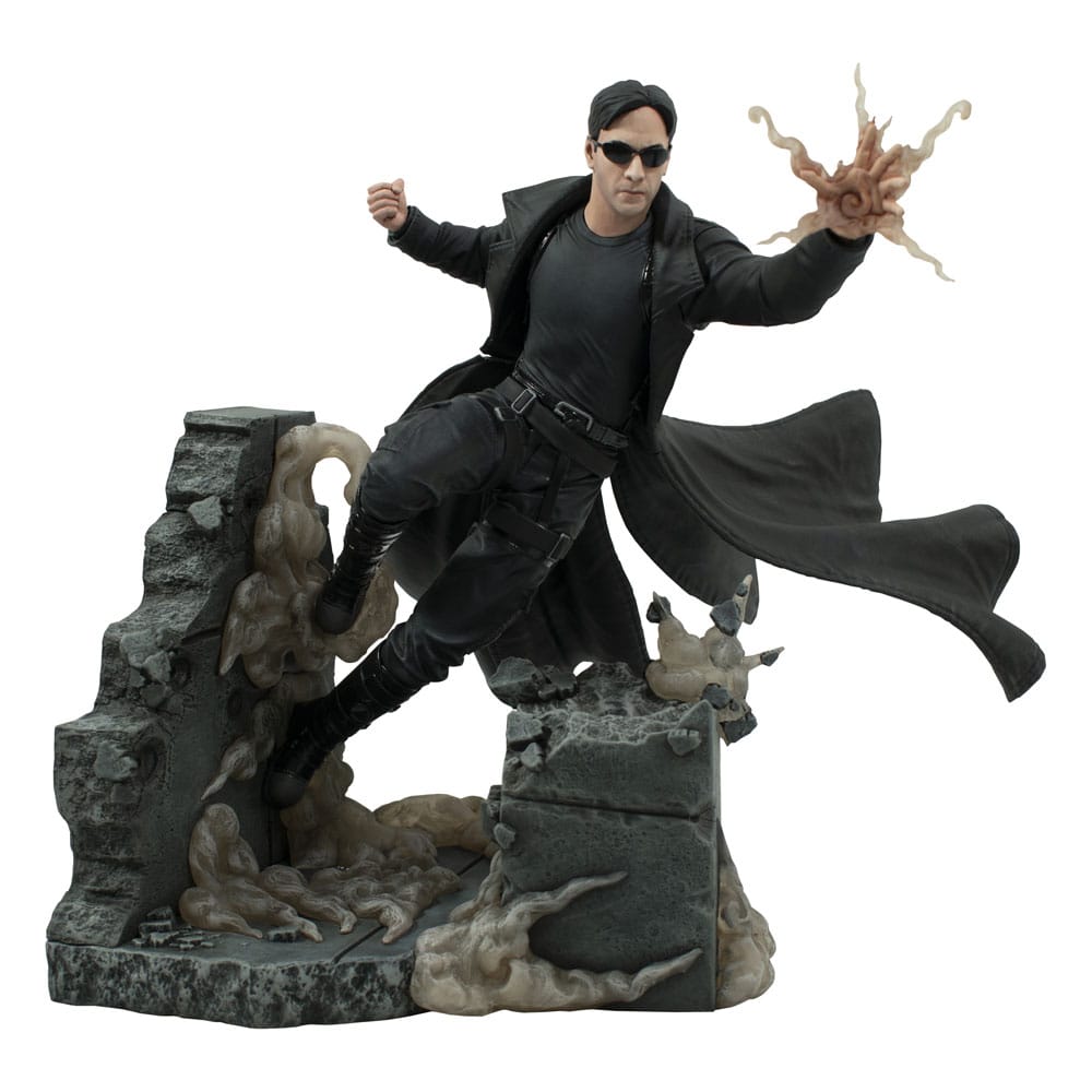 The Matrix Gallery Deluxe PVC Statue Neo 25cm - Scale Statue - Diamond Select - Hobby Figures UK