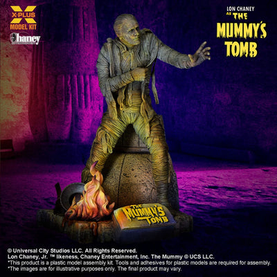 The Mummy´s Tomb Plastic Model Kit 1/8 Lon Chaney Jr. as Mummy 23cm - Model Kit - X-Plus - Hobby Figures UK