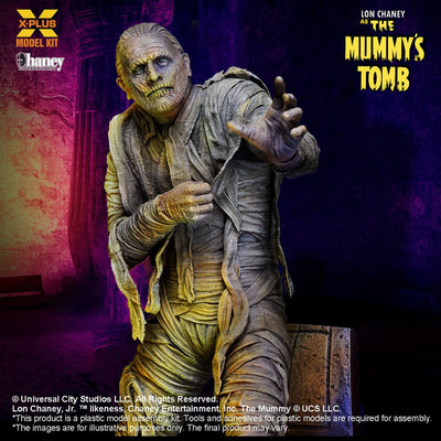 The Mummy´s Tomb Plastic Model Kit 1/8 Lon Chaney Jr. as Mummy 23cm - Model Kit - X-Plus - Hobby Figures UK