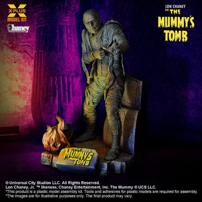 The Mummy´s Tomb Plastic Model Kit 1/8 Lon Chaney Jr. as Mummy 23cm - Model Kit - X-Plus - Hobby Figures UK