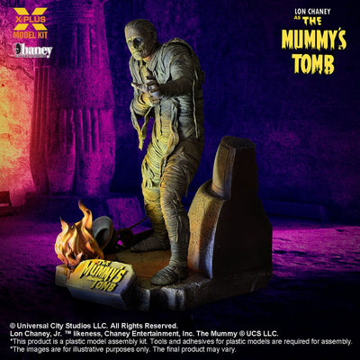 The Mummy´s Tomb Plastic Model Kit 1/8 Lon Chaney Jr. as Mummy 23cm - Model Kit - X-Plus - Hobby Figures UK