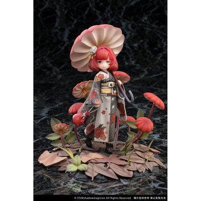The Mushroom Girls PVC Statue 1/1 No.6 Marasmius Haematocephalus 23cm - Scale Statue - Reverse Studio - Hobby Figures UK