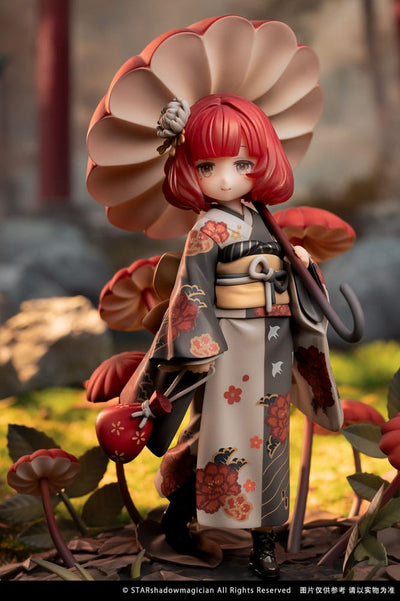 The Mushroom Girls PVC Statue 1/1 No.6 Marasmius Haematocephalus 23cm - Scale Statue - Reverse Studio - Hobby Figures UK