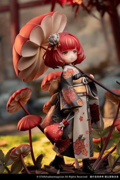 The Mushroom Girls PVC Statue 1/1 No.6 Marasmius Haematocephalus 23cm - Scale Statue - Reverse Studio - Hobby Figures UK