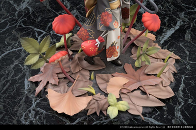 The Mushroom Girls PVC Statue 1/1 No.6 Marasmius Haematocephalus 23cm - Scale Statue - Reverse Studio - Hobby Figures UK