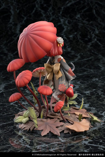 The Mushroom Girls PVC Statue 1/1 No.6 Marasmius Haematocephalus 23cm - Scale Statue - Reverse Studio - Hobby Figures UK