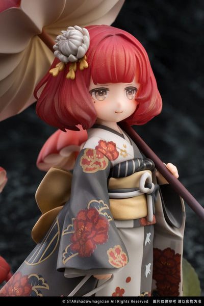 The Mushroom Girls PVC Statue 1/1 No.6 Marasmius Haematocephalus 23cm - Scale Statue - Reverse Studio - Hobby Figures UK