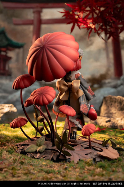 The Mushroom Girls PVC Statue 1/1 No.6 Marasmius Haematocephalus 23cm - Scale Statue - Reverse Studio - Hobby Figures UK
