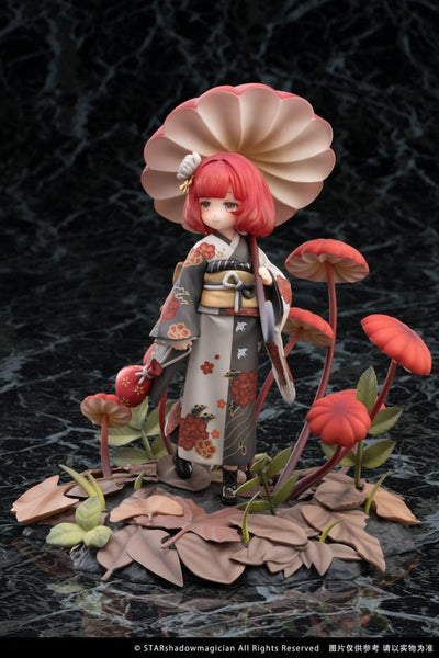 The Mushroom Girls PVC Statue 1/1 No.6 Marasmius Haematocephalus 23cm - Scale Statue - Reverse Studio - Hobby Figures UK