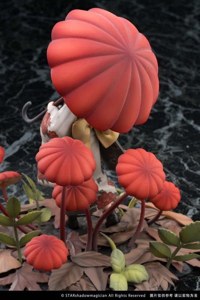 The Mushroom Girls PVC Statue 1/1 No.6 Marasmius Haematocephalus 23cm - Scale Statue - Reverse Studio - Hobby Figures UK