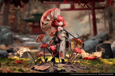The Mushroom Girls PVC Statue 1/1 No.6 Marasmius Haematocephalus 23cm - Scale Statue - Reverse Studio - Hobby Figures UK