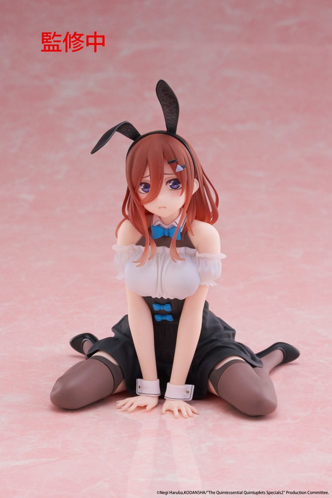 The Quintessential Quintuplets 3 PVC Statue Desktop Cute Figure Miku Nakano (Bunny Ver.) 13cm - Scale Statue - Taito Prize - Hobby Figures UK