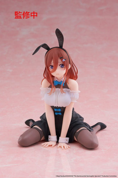 The Quintessential Quintuplets 3 PVC Statue Desktop Cute Figure Miku Nakano (Bunny Ver.) 13cm - Scale Statue - Taito Prize - Hobby Figures UK