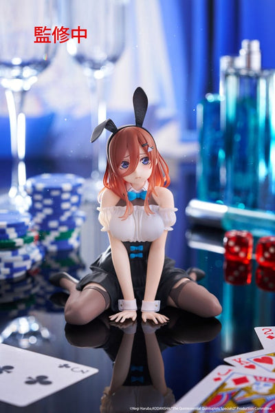 The Quintessential Quintuplets 3 PVC Statue Desktop Cute Figure Miku Nakano (Bunny Ver.) 13cm - Scale Statue - Taito Prize - Hobby Figures UK