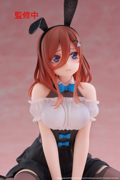 The Quintessential Quintuplets 3 PVC Statue Desktop Cute Figure Miku Nakano (Bunny Ver.) 13cm - Scale Statue - Taito Prize - Hobby Figures UK