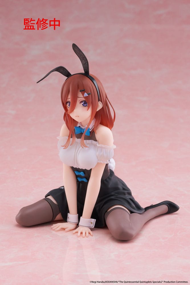 The Quintessential Quintuplets 3 PVC Statue Desktop Cute Figure Miku Nakano (Bunny Ver.) 13cm - Scale Statue - Taito Prize - Hobby Figures UK