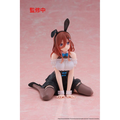 The Quintessential Quintuplets 3 PVC Statue Desktop Cute Figure Miku Nakano (Bunny Ver.) 13cm - Scale Statue - Taito Prize - Hobby Figures UK