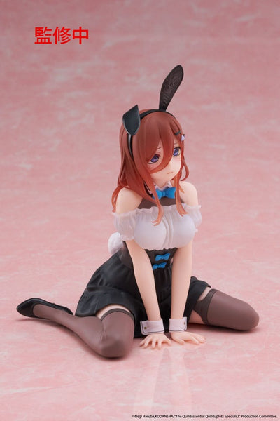 The Quintessential Quintuplets 3 PVC Statue Desktop Cute Figure Miku Nakano (Bunny Ver.) 13cm - Scale Statue - Taito Prize - Hobby Figures UK