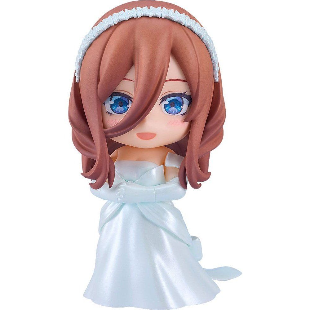 The Quintessential Quintuplets Nendoroid Action Figure Miku Nakano: Wedding Dress Ver. 10cm - Mini Figures - Good Smile Company - Hobby Figures UK