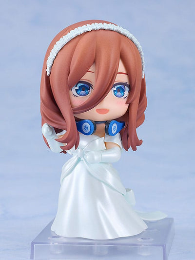 The Quintessential Quintuplets Nendoroid Action Figure Miku Nakano: Wedding Dress Ver. 10cm - Mini Figures - Good Smile Company - Hobby Figures UK