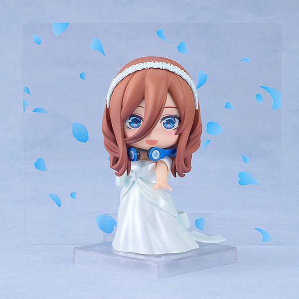 The Quintessential Quintuplets Nendoroid Action Figure Miku Nakano: Wedding Dress Ver. 10cm - Mini Figures - Good Smile Company - Hobby Figures UK