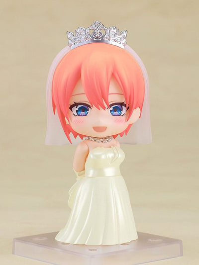 The Quintessential Quintuplets Nendoroid Action Figure Ichika Nakano: Wedding Dress Ver. 10cm - Mini Figures - Good Smile Company - Hobby Figures UK