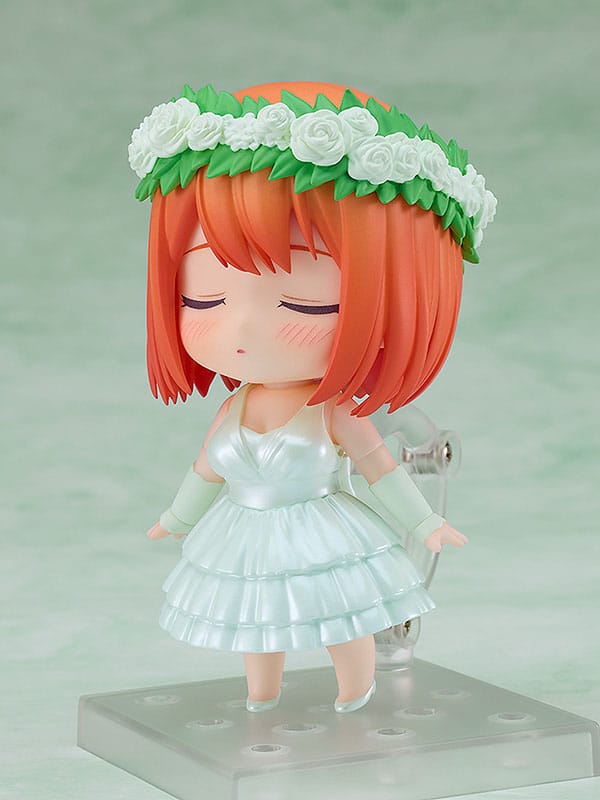 The Quintessential Quintuplets Nendoroid Action Figure Yotsuba Nakano: Wedding Dress Ver. 10cm - Mini Figures - Good Smile Company - Hobby Figures UK