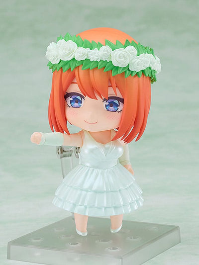 The Quintessential Quintuplets Nendoroid Action Figure Yotsuba Nakano: Wedding Dress Ver. 10cm - Mini Figures - Good Smile Company - Hobby Figures UK