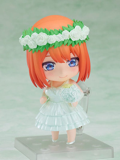 The Quintessential Quintuplets Nendoroid Action Figure Yotsuba Nakano: Wedding Dress Ver. 10cm - Mini Figures - Good Smile Company - Hobby Figures UK