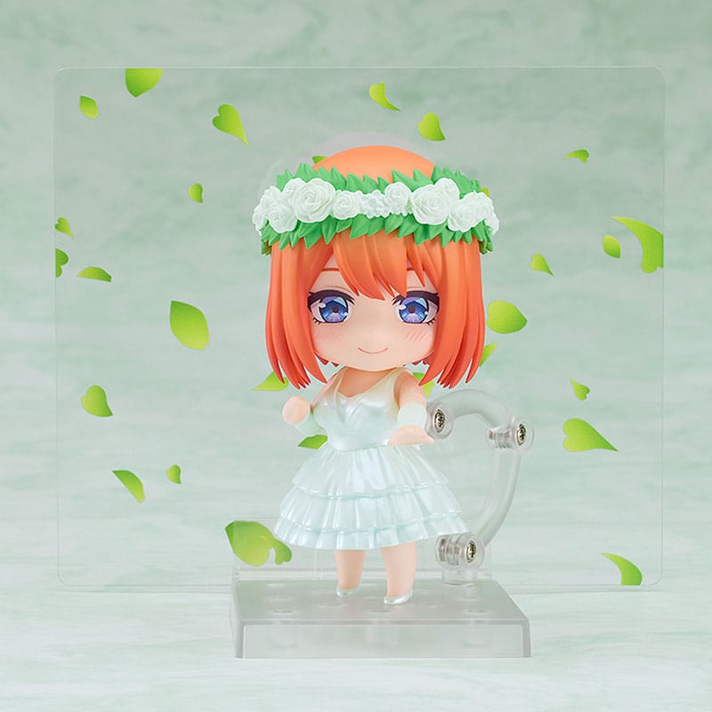 The Quintessential Quintuplets Nendoroid Action Figure Yotsuba Nakano: Wedding Dress Ver. 10cm - Mini Figures - Good Smile Company - Hobby Figures UK