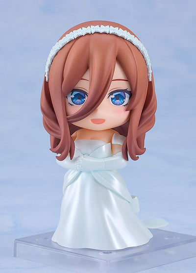 The Quintessential Quintuplets Nendoroid Action Figure Miku Nakano: Wedding Dress Ver. 10cm - Mini Figures - Good Smile Company - Hobby Figures UK