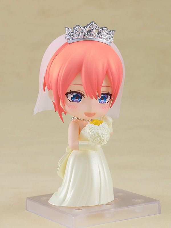 The Quintessential Quintuplets Nendoroid Action Figure Ichika Nakano: Wedding Dress Ver. 10cm - Mini Figures - Good Smile Company - Hobby Figures UK