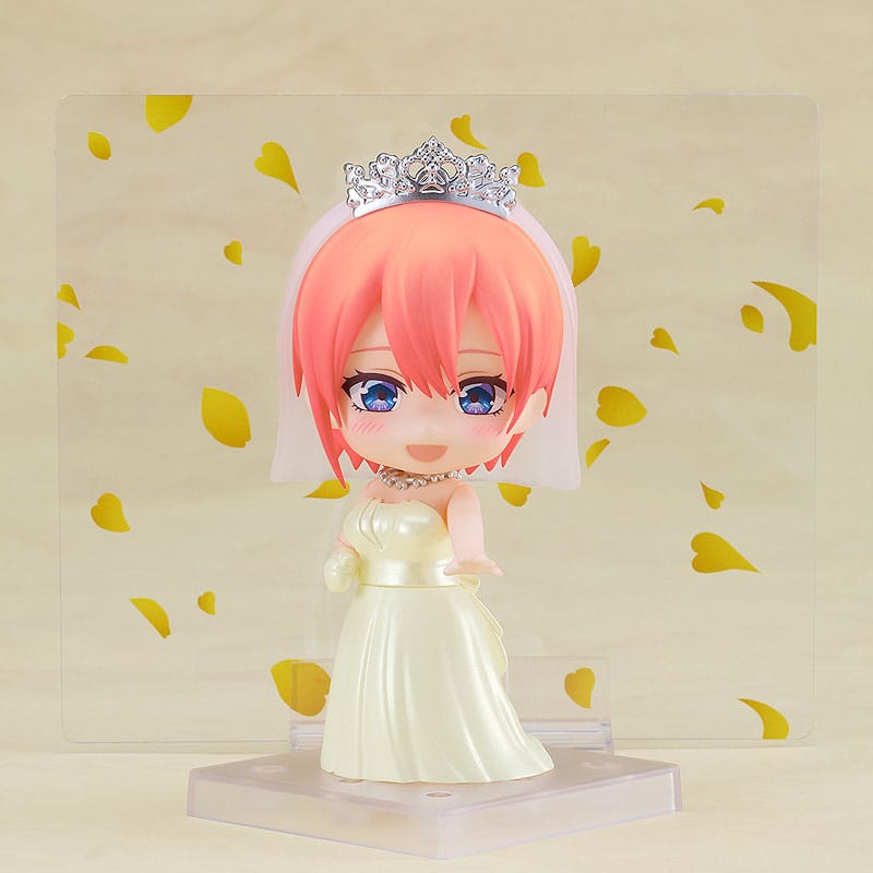 The Quintessential Quintuplets Nendoroid Action Figure Ichika Nakano: Wedding Dress Ver. 10cm - Mini Figures - Good Smile Company - Hobby Figures UK