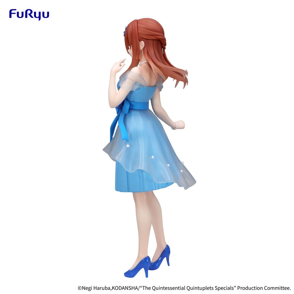 The Quintessential Quintuplets Trio-Try-iT PVC Statue Nakano Miku Pastel Dress Ver. 21cm - Scale Statue - Furyu - Hobby Figures UK