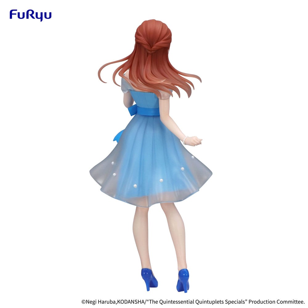 The Quintessential Quintuplets Trio-Try-iT PVC Statue Nakano Miku Pastel Dress Ver. 21cm - Scale Statue - Furyu - Hobby Figures UK