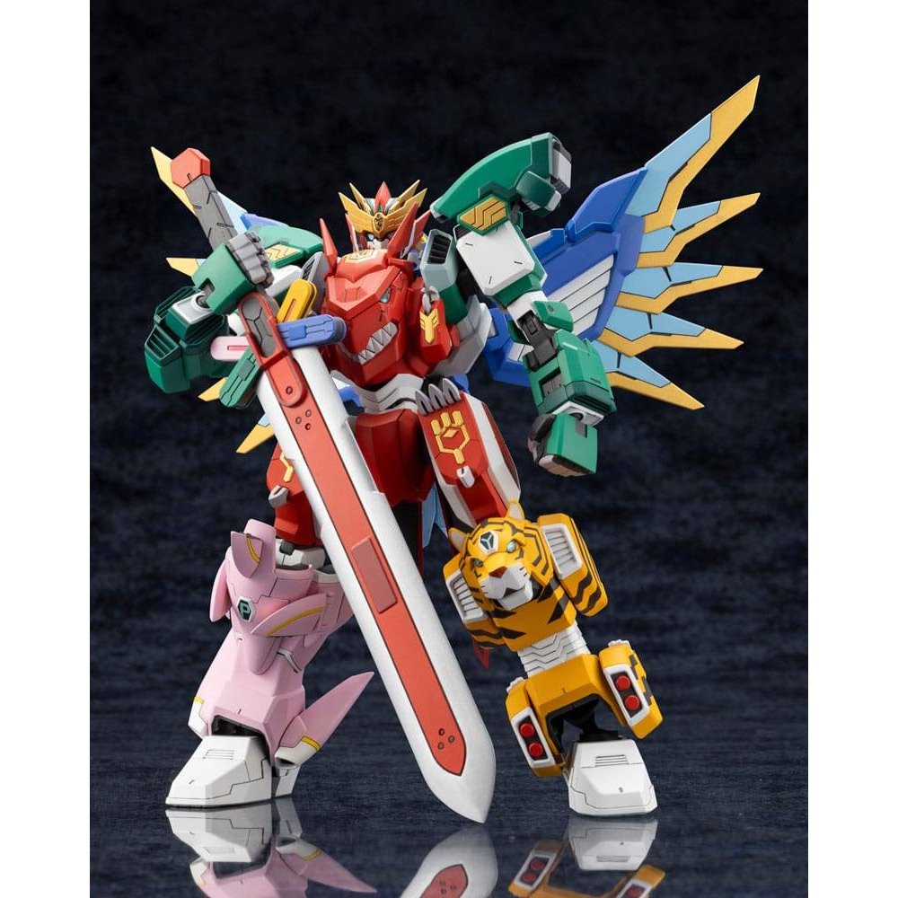 The Red Ranger Becomes an Adventurer in Another World Plastic Model Kit Maximum Kizuna Kaiser 17cm - Model Kit - Kotobukiya - Hobby Figures UK
