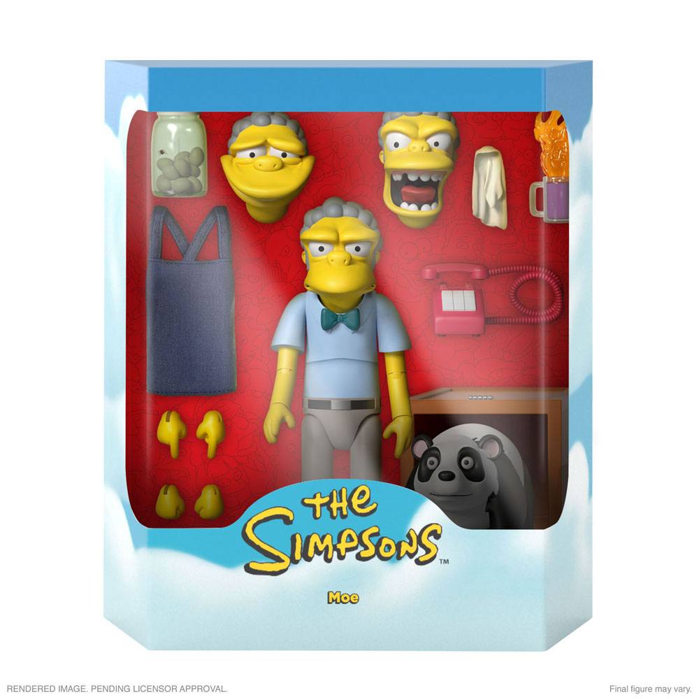 The Simpsons Ultimates Action Figure Moe 18cm - Action Figures - Super7 - Hobby Figures UK