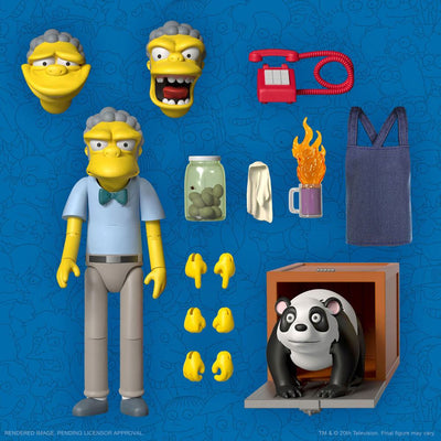 The Simpsons Ultimates Action Figure Moe 18cm - Action Figures - Super7 - Hobby Figures UK