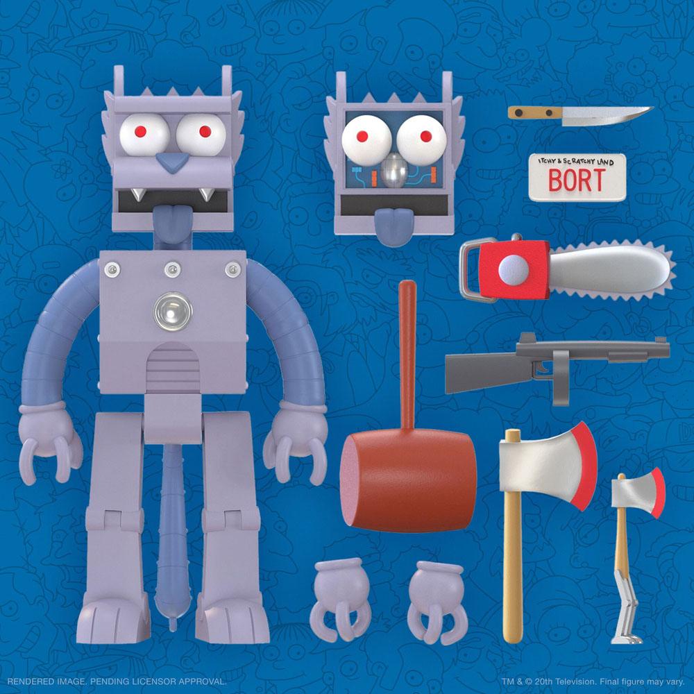 The Simpsons Ultimates Action Figure Robot Scratchy 18cm - Action Figures - Super7 - Hobby Figures UK