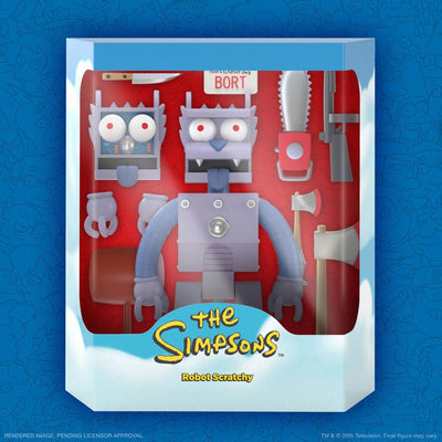 The Simpsons Ultimates Action Figure Robot Scratchy 18cm - Action Figures - Super7 - Hobby Figures UK