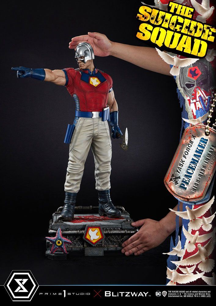 The Suicide Squad Statue 1/3 Peacemaker Bonus Version 79cm - Scale Statue - Prime 1 Studio - Hobby Figures UK