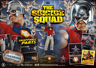 The Suicide Squad Statue 1/3 Peacemaker Bonus Version 79cm - Scale Statue - Prime 1 Studio - Hobby Figures UK