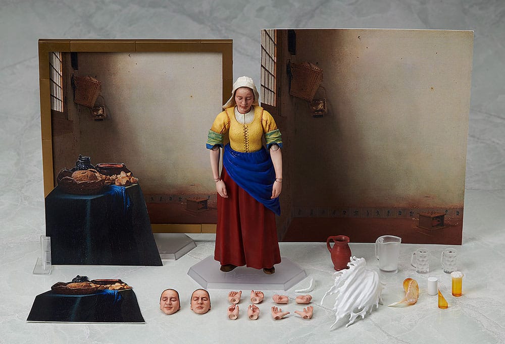 The Table Museum Figma Action Figure The Milkmaid by Vermeer 14cm - Action Figures - FREEing - Hobby Figures UK