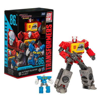 The Transformers: The Movie Generations Studio Series Voyager Class Action Figure Autobot Blaster & Eject 16cm - Action Figures - Hasbro - Hobby Figures UK