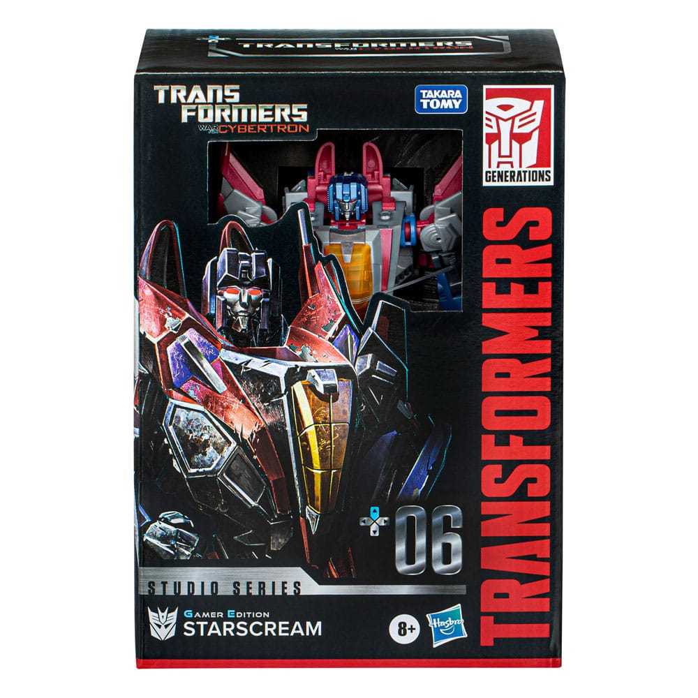 The Transformers: The Movie Generations Studio Series Voyager Class Action Figure Gamer Edition 06 Starscream 16cm - Action Figures - Hasbro - Hobby Figures UK