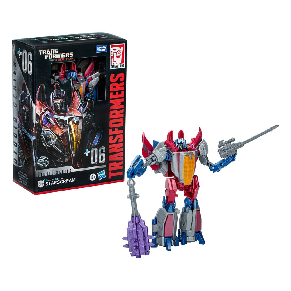 The Transformers: The Movie Generations Studio Series Voyager Class Action Figure Gamer Edition 06 Starscream 16cm - Action Figures - Hasbro - Hobby Figures UK