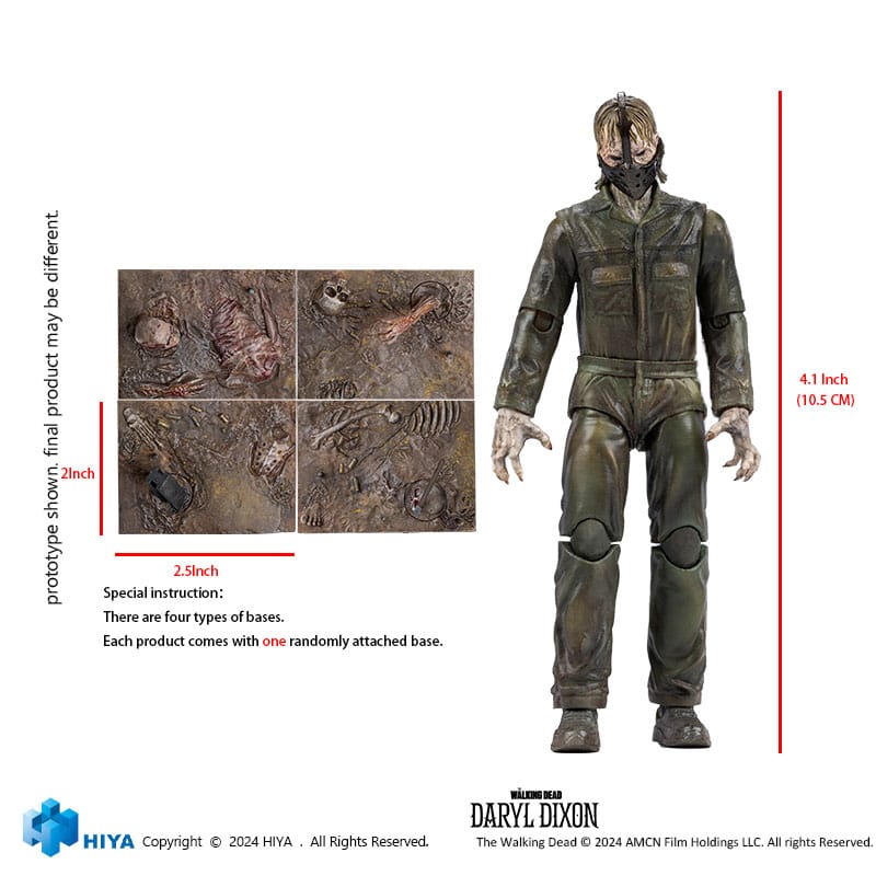 The Walking Dead Exquisite Mini Action Figure 1/18 Daryl Dixon