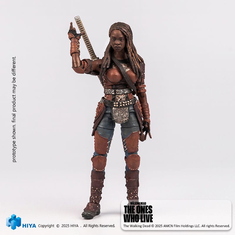 The Walking Dead: The Ones Who Lived Exquisite Mini Action Figure 1/18 Michonne 10cm - Action Figures - Hiya Toys - Hobby Figures UK