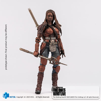 The Walking Dead: The Ones Who Lived Exquisite Mini Action Figure 1/18 Michonne 10cm - Action Figures - Hiya Toys - Hobby Figures UK