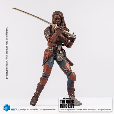 The Walking Dead: The Ones Who Lived Exquisite Mini Action Figure 1/18 Michonne 10cm - Action Figures - Hiya Toys - Hobby Figures UK